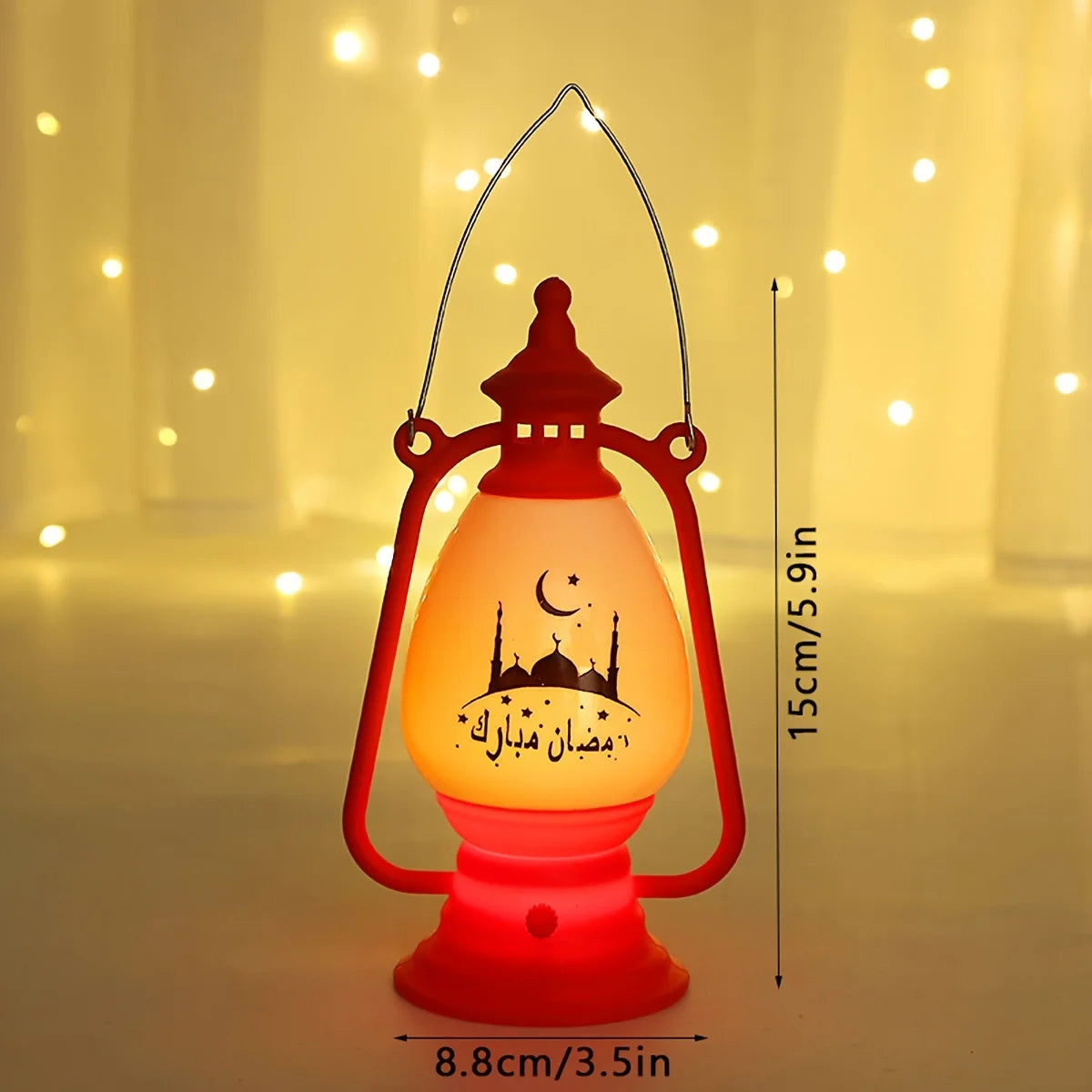Muslimische Dekoration mit LED-Kerzenlicht – Ramadan & Eid Laternenlichter | Festliche Beleuchtung für Zuhause, Party & Geschenkideen
