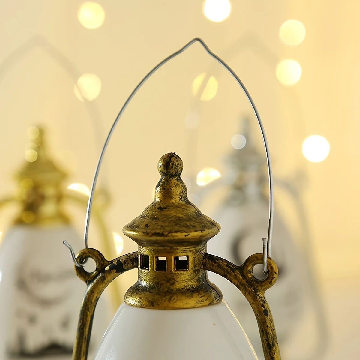 Muslimische Dekoration mit LED-Kerzenlicht – Ramadan & Eid Laternenlichter | Festliche Beleuchtung für Zuhause, Party & Geschenkideen