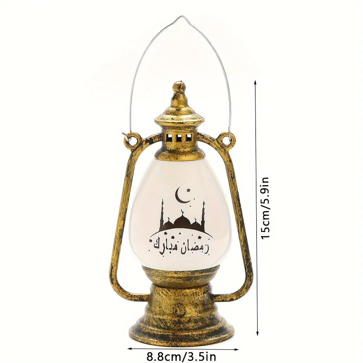 Muslimische Dekoration mit LED-Kerzenlicht – Ramadan & Eid Laternenlichter | Festliche Beleuchtung für Zuhause, Party & Geschenkideen