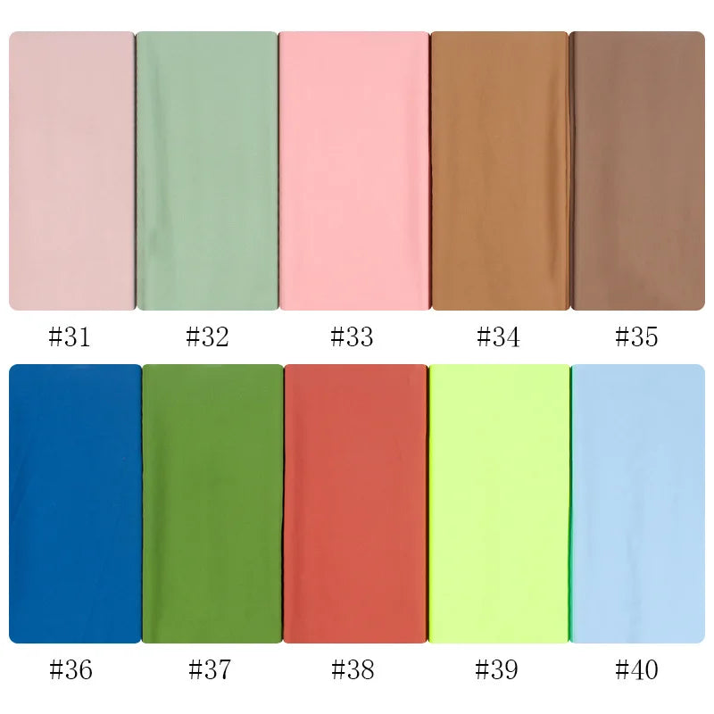 Damen Hijab – Weiches Chiffon- oder Baumwoll-Jersey Kopftuch | 70×180 cm | Schlicht & Elegant für Muslimische Frauen