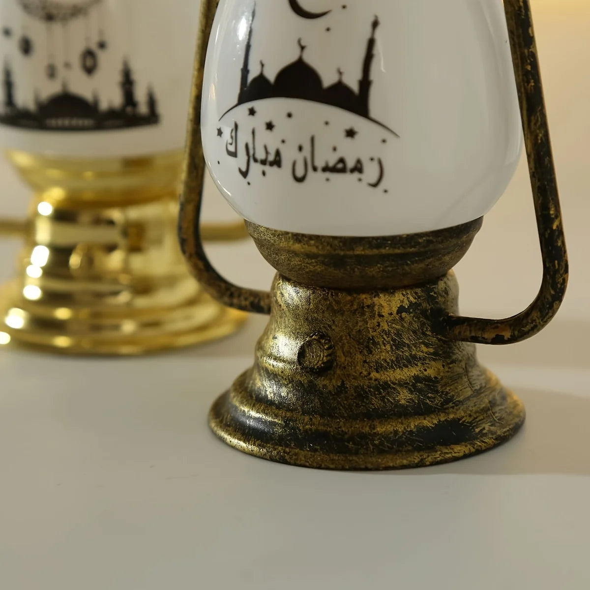Muslimische Dekoration mit LED-Kerzenlicht – Ramadan & Eid Laternenlichter | Festliche Beleuchtung für Zuhause, Party & Geschenkideen